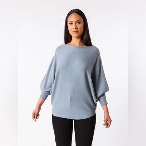 Kerisma Women’s Ryu Clara Dolman Sleeve Sweater in Light Blue Size M/L